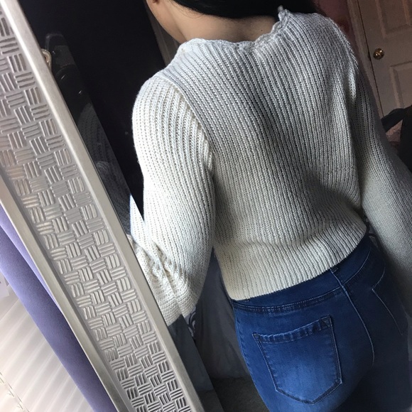 Closet Closing! knit bell sleeve sweater - Picture 8 of 8